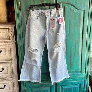 YMI Wide Leg Crop Jeans Size 13 / 31
